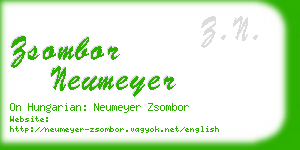 zsombor neumeyer business card